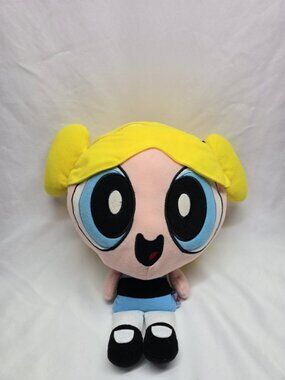 Vintage 2000 Powerpuff Girls Bubbles Plush Zip Bag Y2K- No Straps
